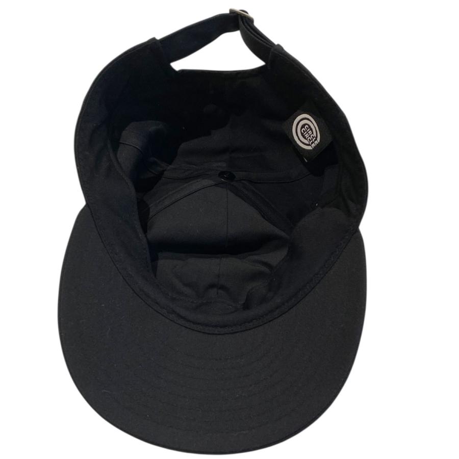 サークル CIRCLE CC FELT LOGO OG 6 PANEL CAPキャップ帽子 ブラック