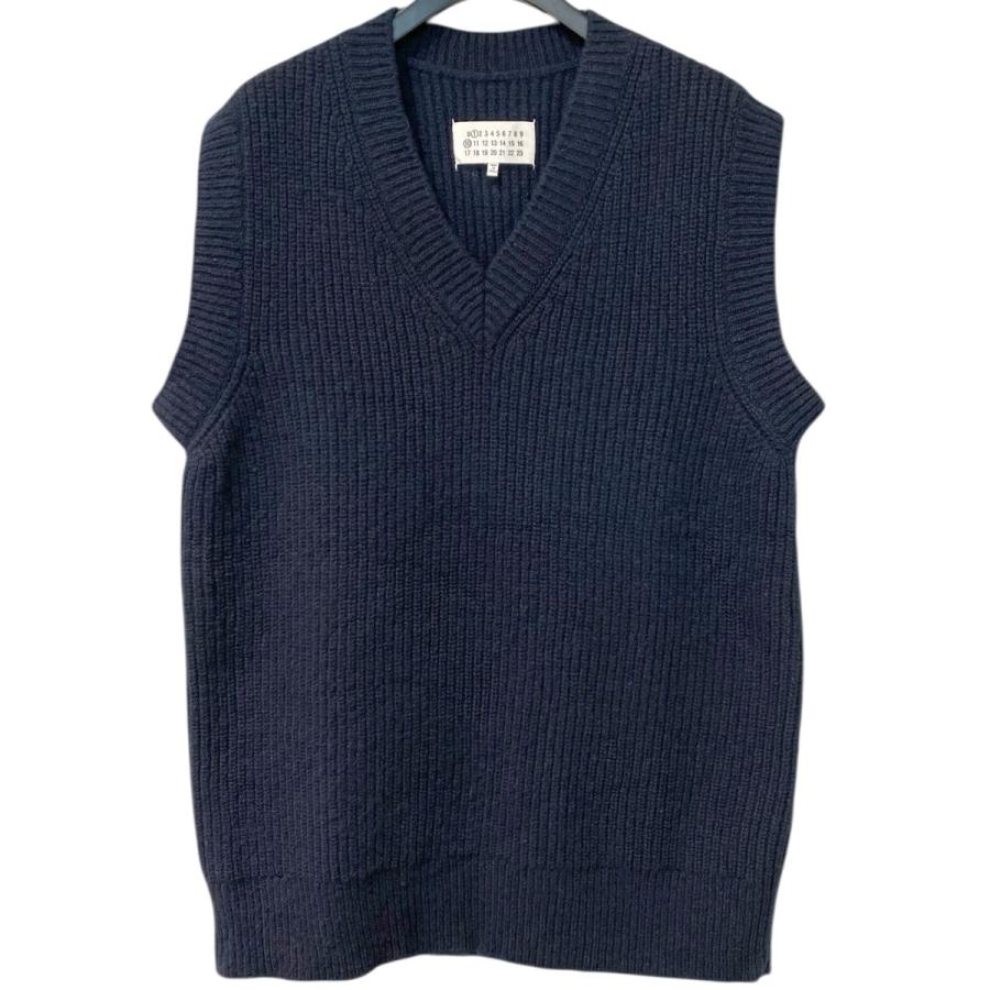 Martin Margiela 10 Knitted vest ディアナ期 MAISON MARTIN MARGIELA F/W 2013 HEAVY KNITTED ZIP-UP VEST. (L