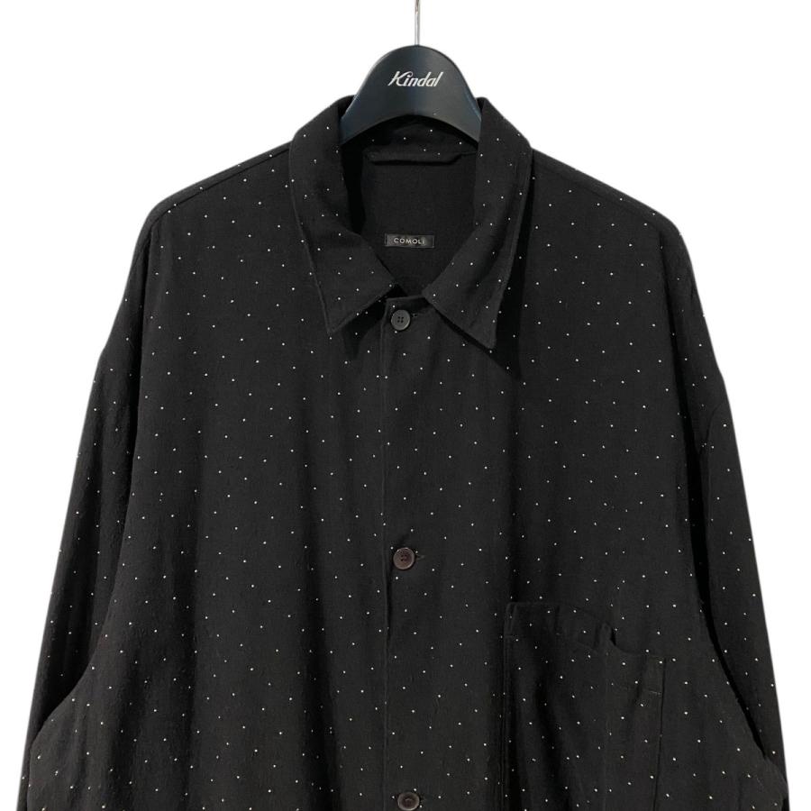 COMOLI（コモリ） COMOLI 24SS シルクノイル ドット シャツジャケット