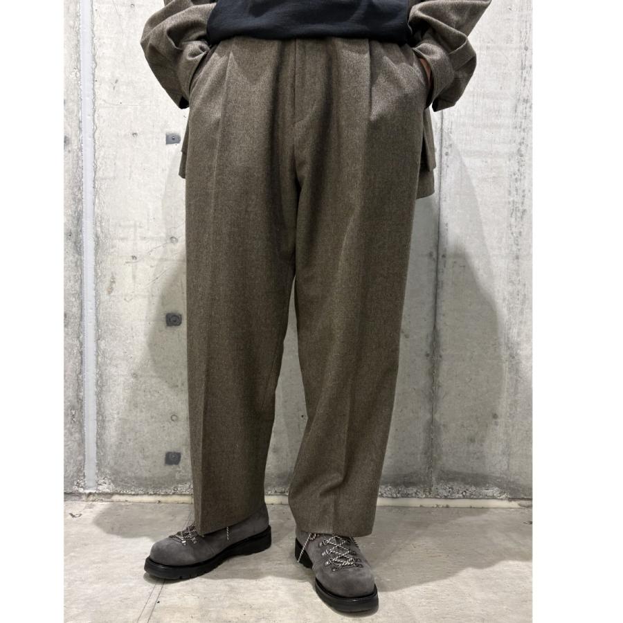 ANSNAM アンスナム ウールスラックスパンツ ANSNAM（アンスナム） ANSNAM 21AW Wool One Tuck Pantsウールタック