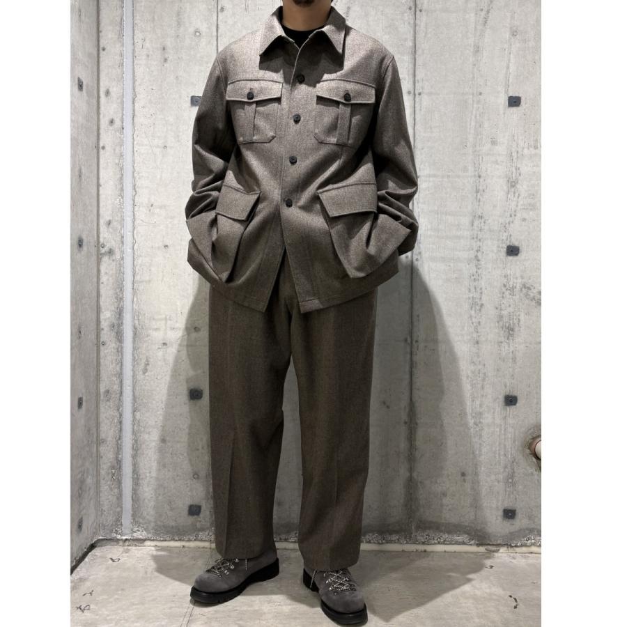 ANSNAM アンスナム ウールスラックスパンツ ANSNAM（アンスナム） ANSNAM 21AW Wool One Tuck Pantsウールタック