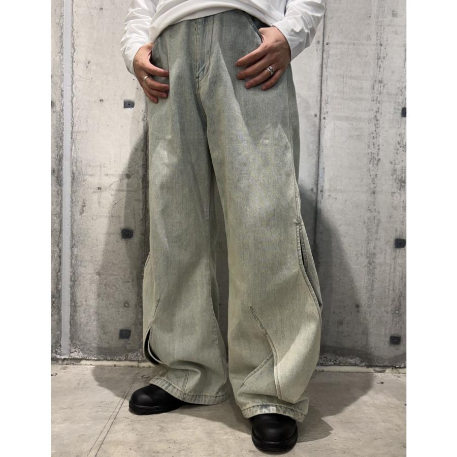 ヌルス NULLUS 25SS Washed Selvedge DenimウォッシュドVINTAGE加工