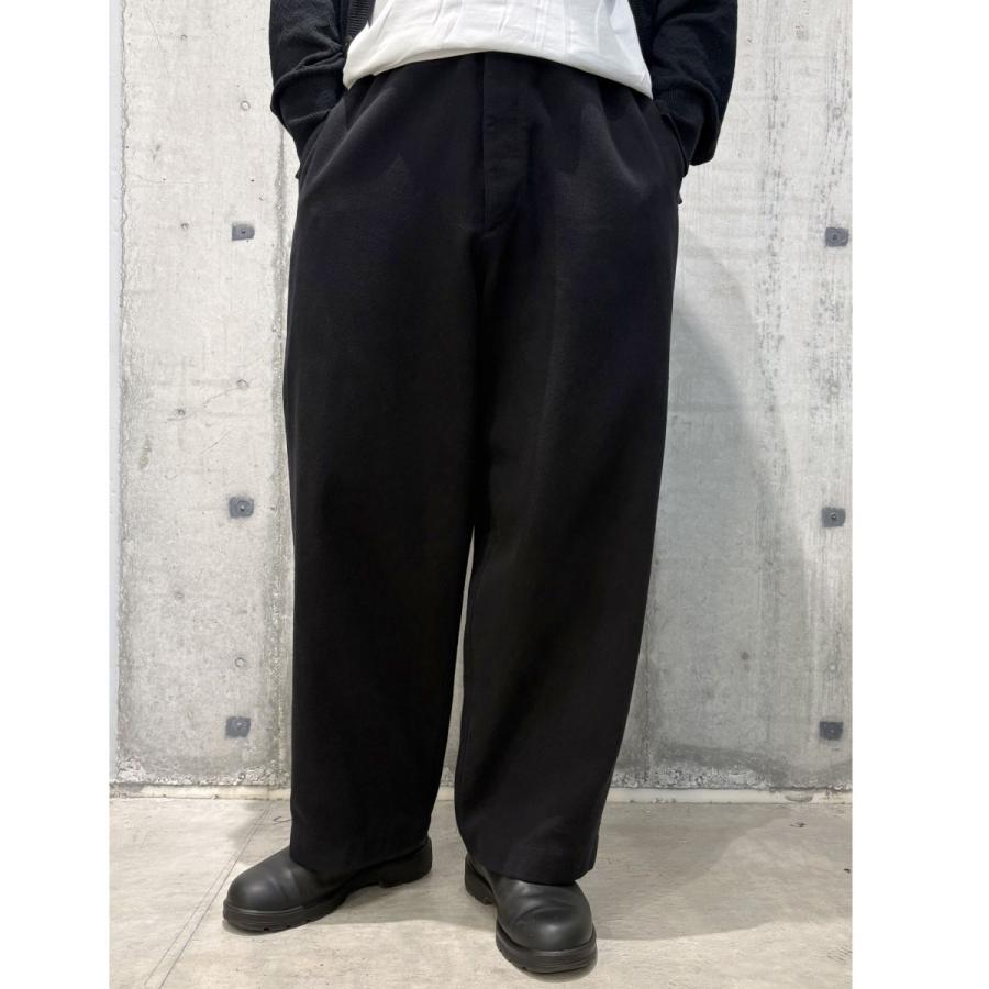 アプレッセ A．PRESSE 25AW Silk Nep Trousers VintageヴィンテージUSED加工シルクネップパンツ 25AAP-04の画像
