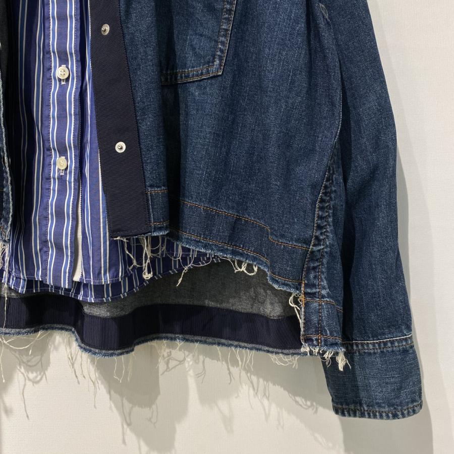 sacai（サカイ） sacai Denim Double Layered Shirt Jacketデニム