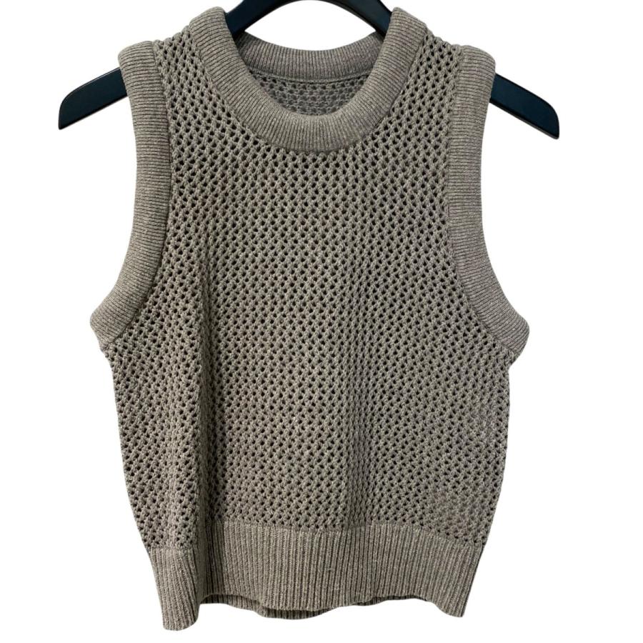 新品未使用CLANE クラネ ニットベスト CLANE（クラネ） CLANE 25SS 3D RIB MESH KNIT TOPSメッシュニット