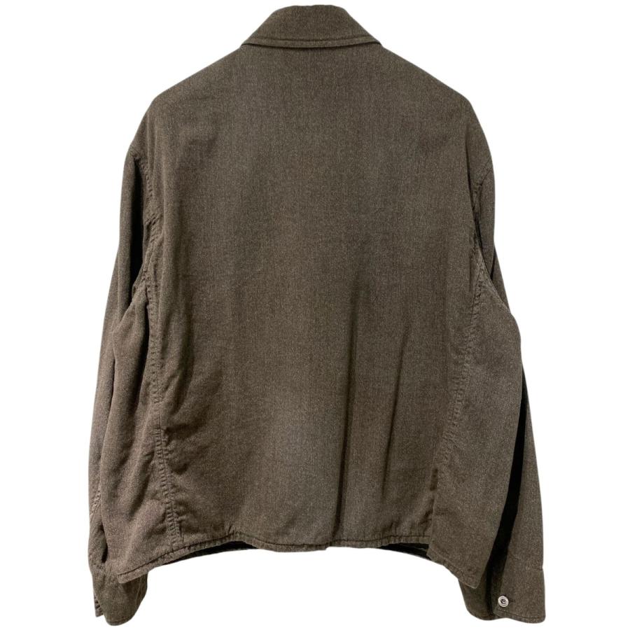 アプレッセ A．PRESSE 25AW Vintage Chambray Sports Jacketヴィンテージ加工シャンブレーZIPスポーツジャケッの画像