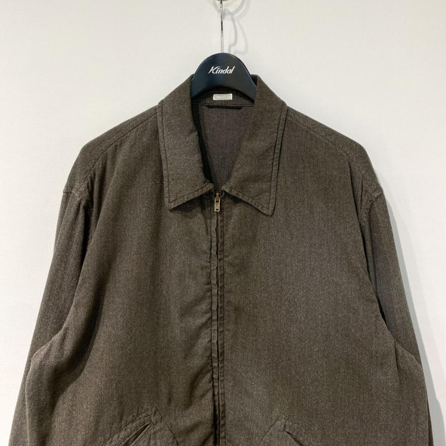 アプレッセ A．PRESSE 25AW Vintage Chambray Sports Jacketヴィンテージ加工シャンブレーZIPスポーツジャケッの画像