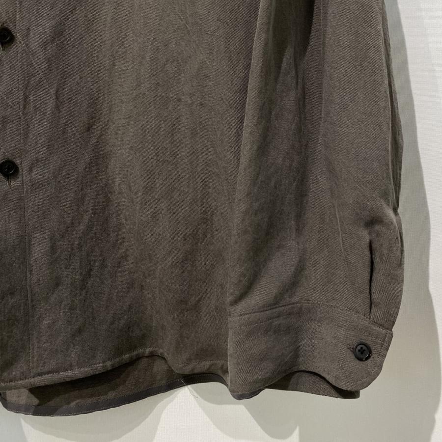 コルニエ Cornier 26SS SILK／LINEN FADED GABARDINE SHIRTS USED加工