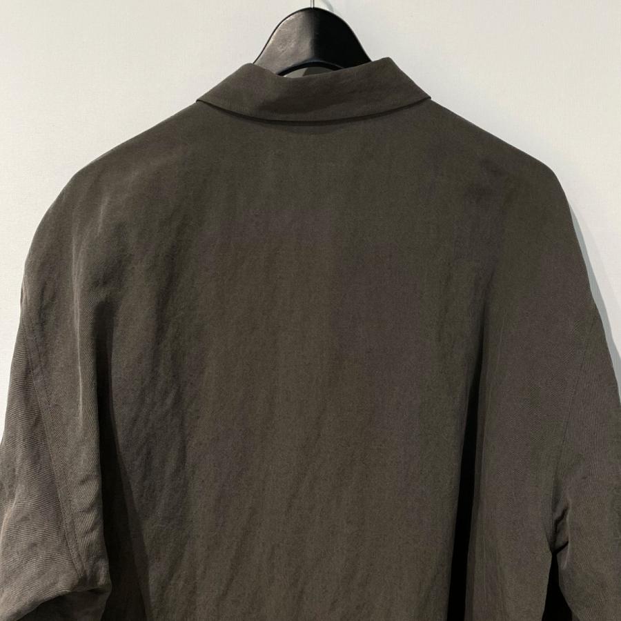 コルニエ Cornier 26SS SILK／LINEN FADED GABARDINE SHIRTS USED加工
