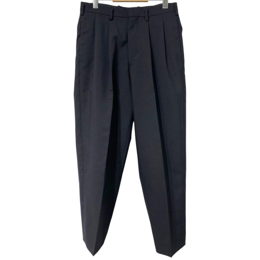 HEUGN e WOOL TROUSER 005 サイズ2 ユーゲン HEUGN TROUSER 005／GEORGEウールソリッド2Pテーパードパンツ