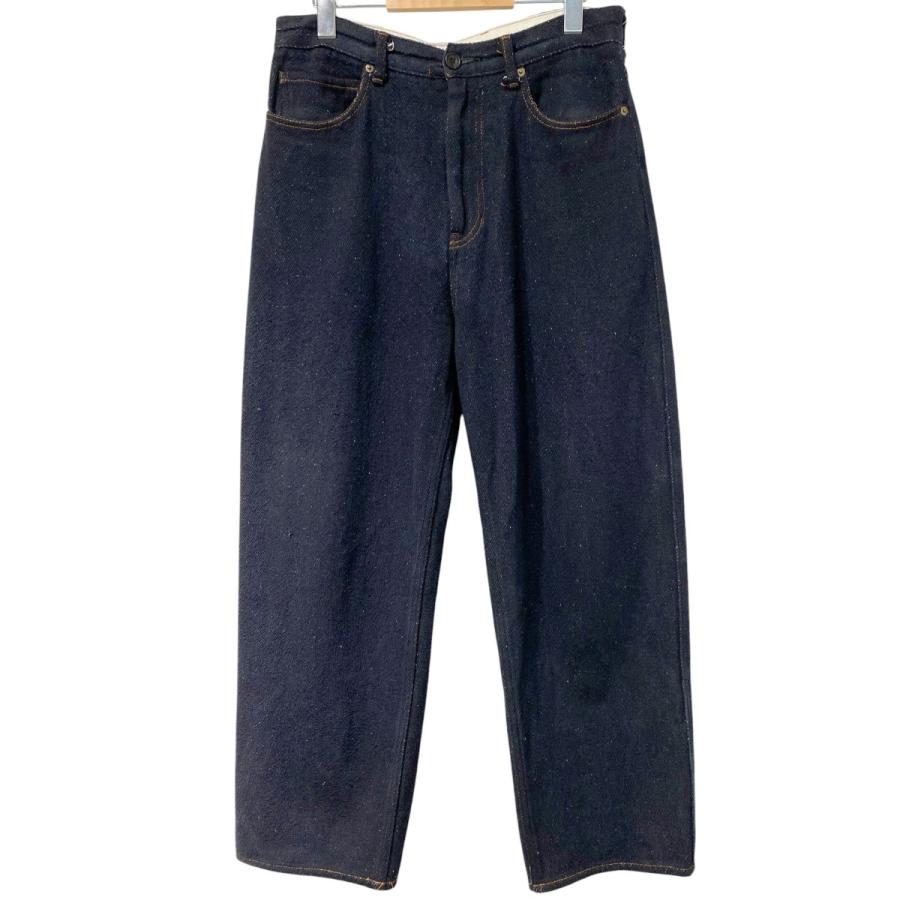 コルニエ Cornier 23SS SILK NEP DENIM PANTSシルクネップデニムパンツ