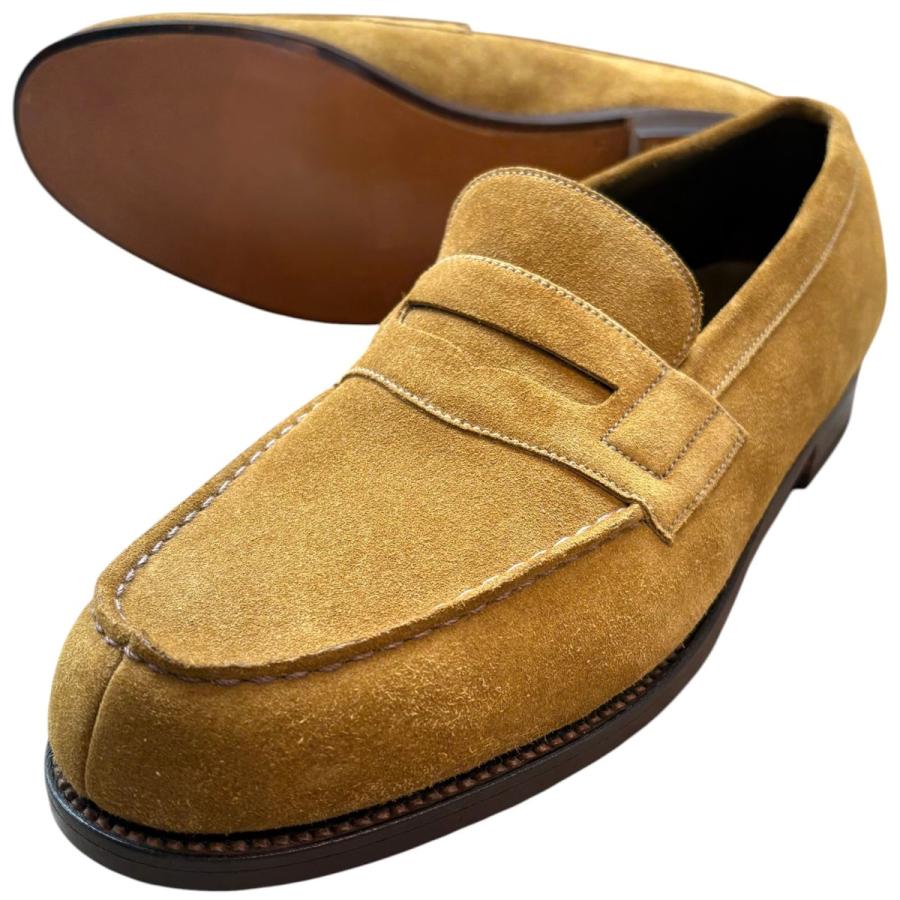 スエードローファー j.m. weston 180 シグニチャーローファー