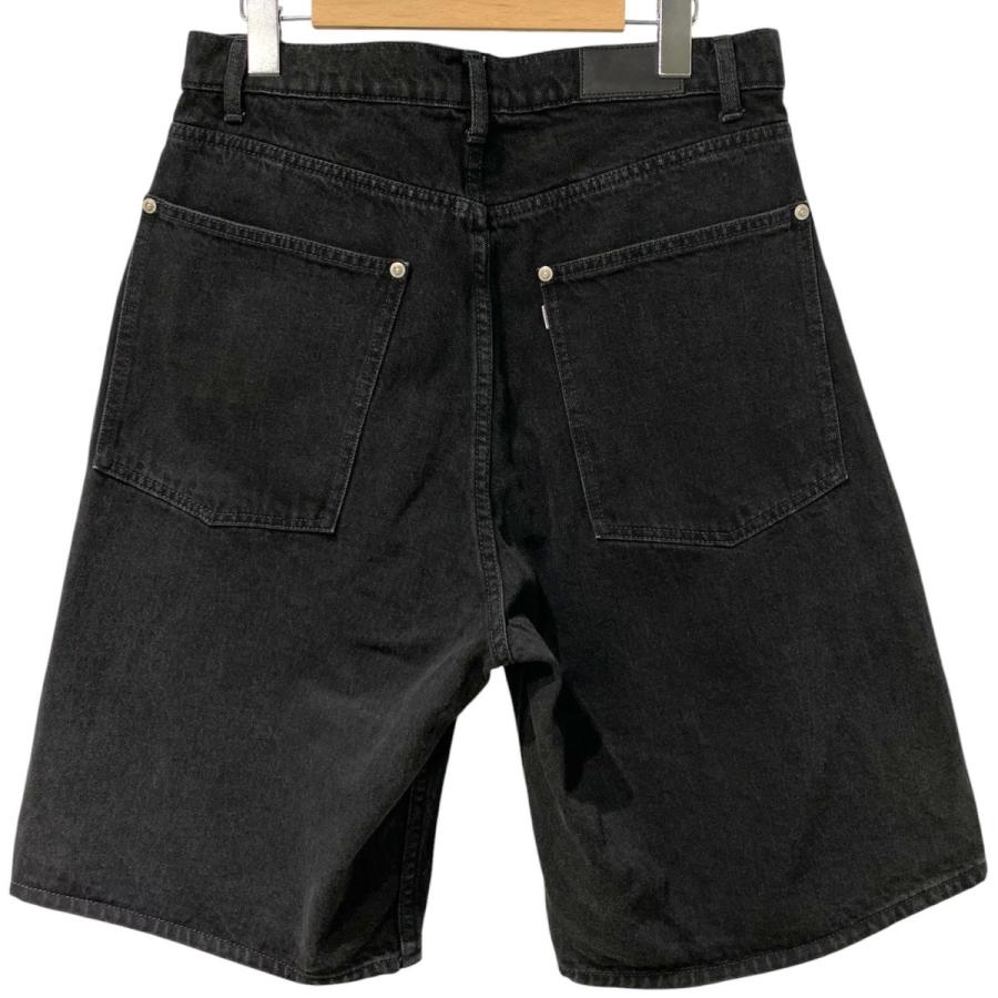 オヴィー OVY Black Wash Baggy Shorts ウォッシュ加工デニムハーフ