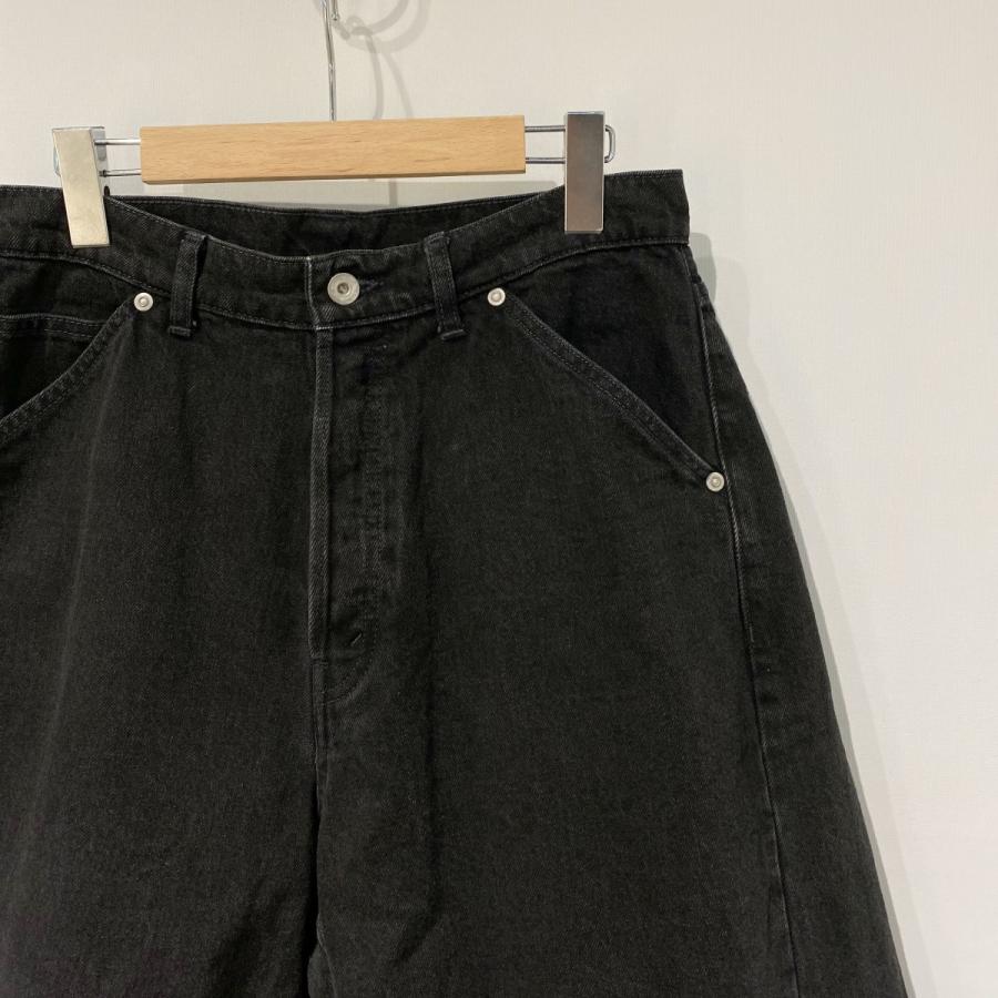 オヴィー OVY Black Wash Baggy Shorts ウォッシュ加工デニムハーフ