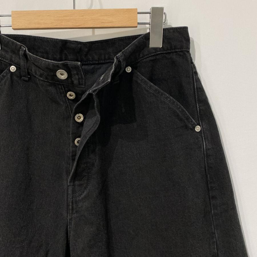 オヴィー OVY Black Wash Baggy Shorts ウォッシュ加工デニムハーフ