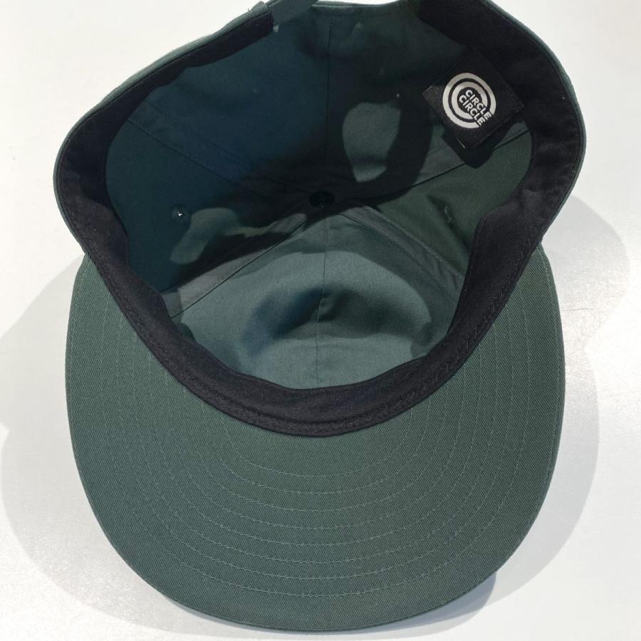 サークル CIRCLE CC FELT LOGO OG 6 PANEL CAPキャップ帽子 グリーン