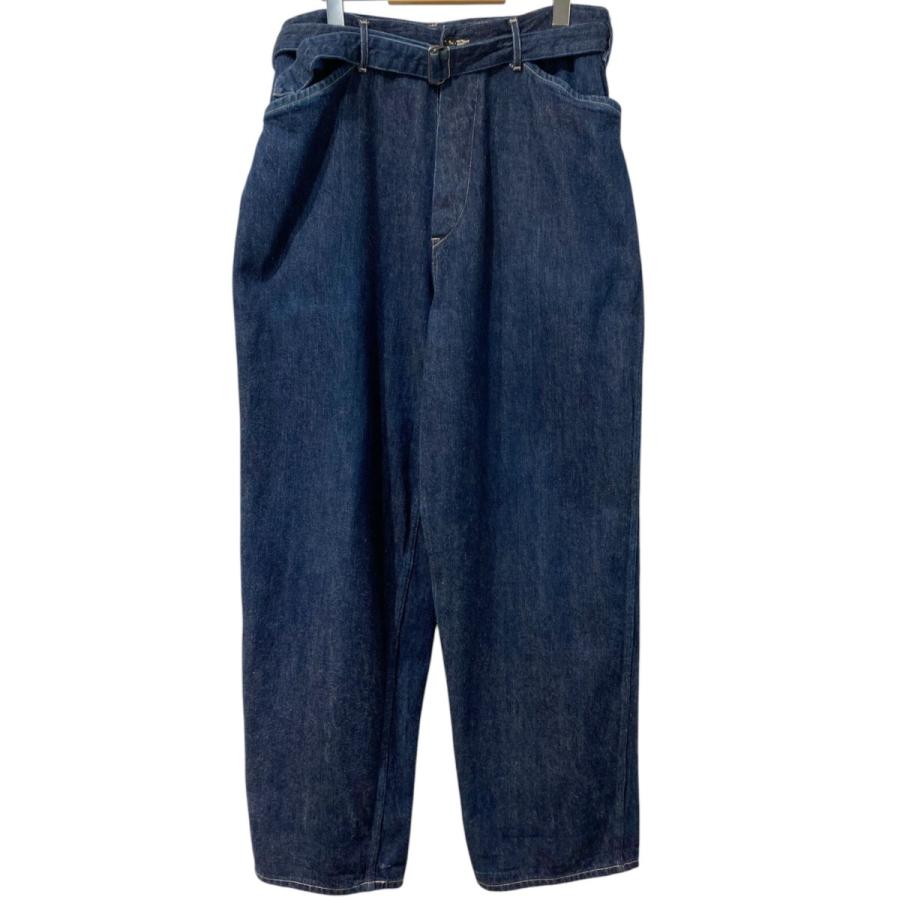 COMOLI（コモリ） COMOLI 22SS デニム ベルテッドパンツ インディゴ 