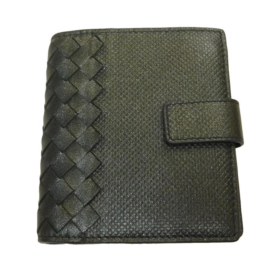 Bottega Veneta イントレチャートウォレット 2つ折り財布 メタリックグレー Bottega 池袋店 レディースファッション