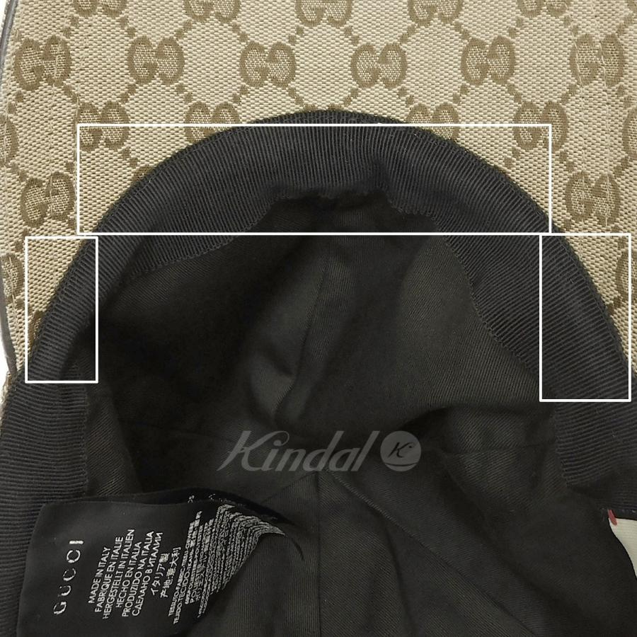 卸売 Mens Ca グッチ Gucci 池袋店 サイズ Xl 60cm ベージュ シェリーラインggキャンバスロゴキャップ 帽子 Hermandad Estrella Org