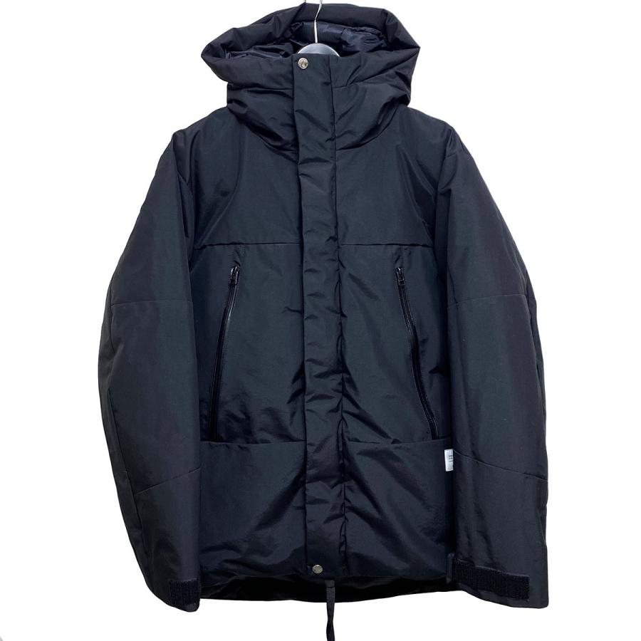 ユニフォームエクスペリメント UNIFORM EXPERIMENT 3LAYER HOODED DOWN JACKET ダウンジャケット
