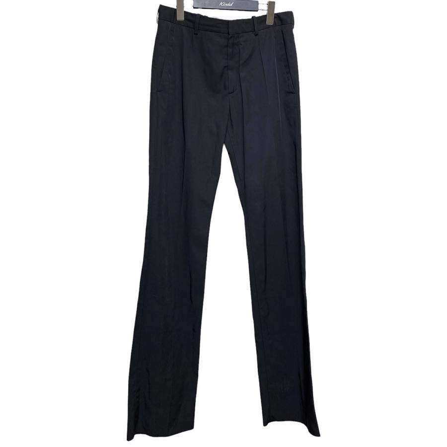 RAF SIMONS 2021SS SLIGHTLY FLARED PANTS フレアパンツ ブラック 