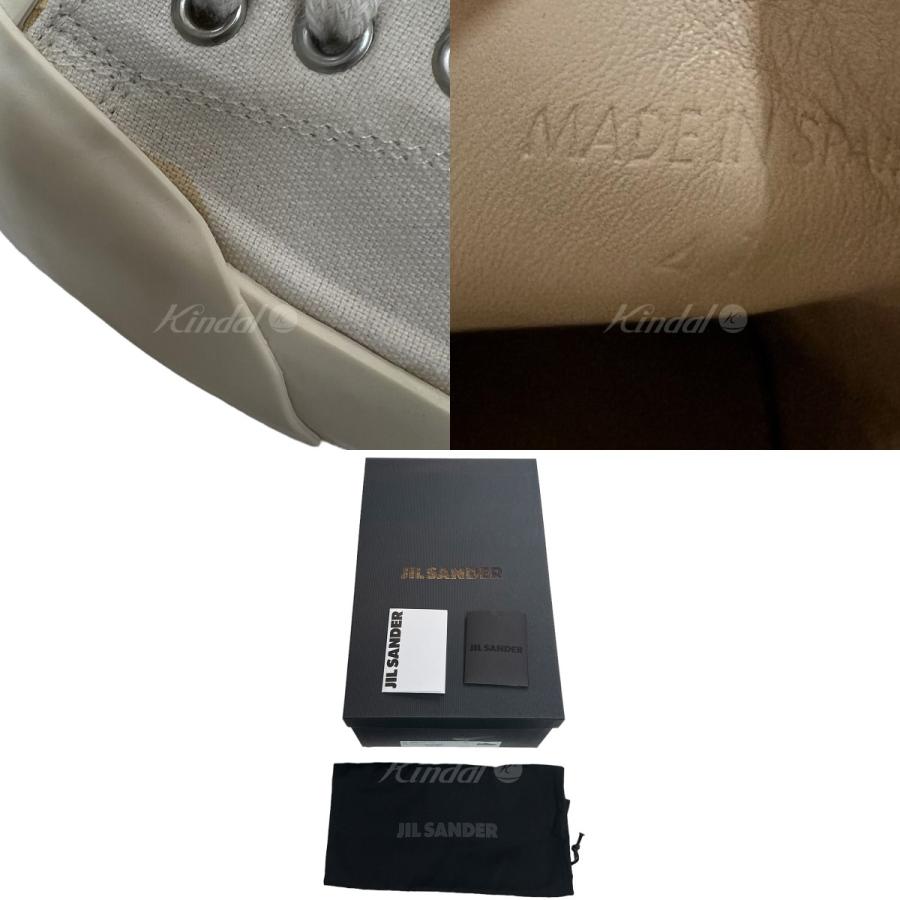 JIL SANDER ジルサンダー LOE TOP CANVAS SNEAKER ロートップ
