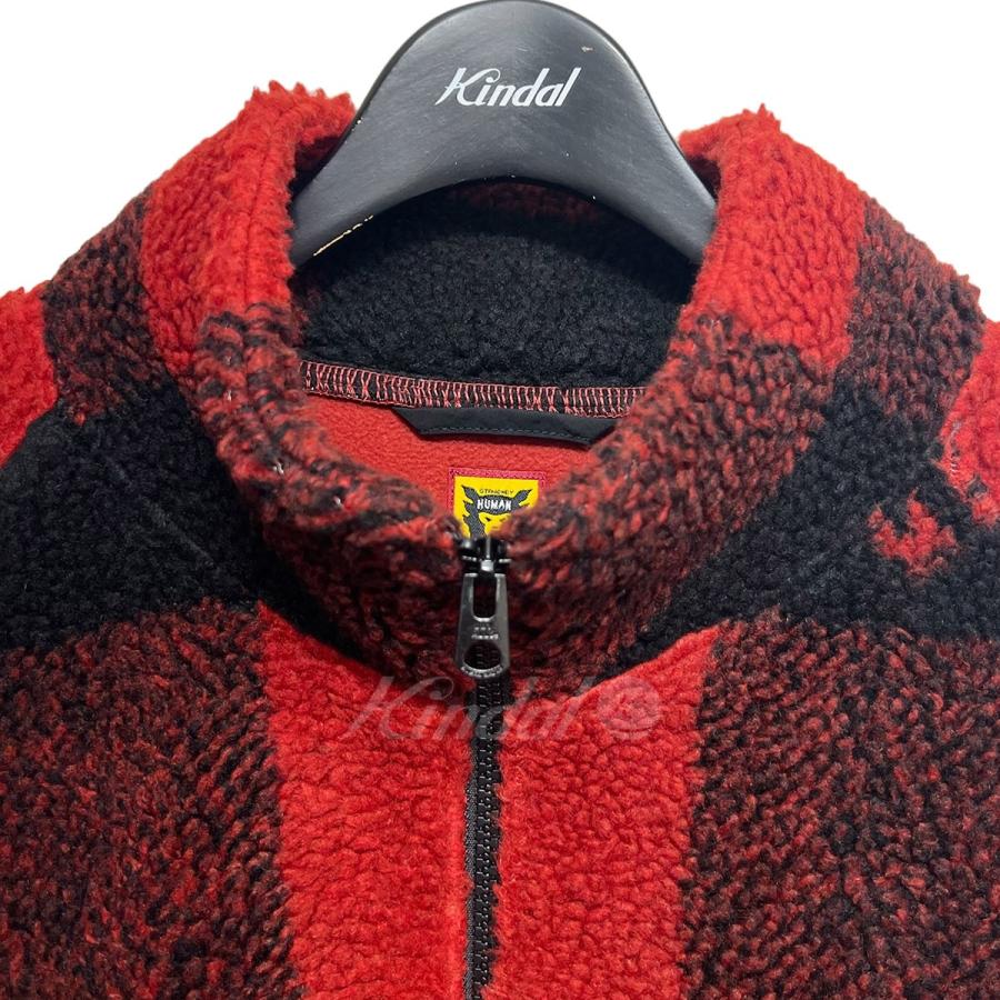 HUMAN MADE 2022AW Check Boa Fleece Jacket チェックボアフリース