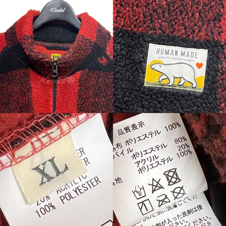 HUMAN MADE ヒューマンメイド 2022AW Check Boa Fleece Jacket HUMAN MADE ヒューマンメイド 2022AW Check Boa Fleece Jacket