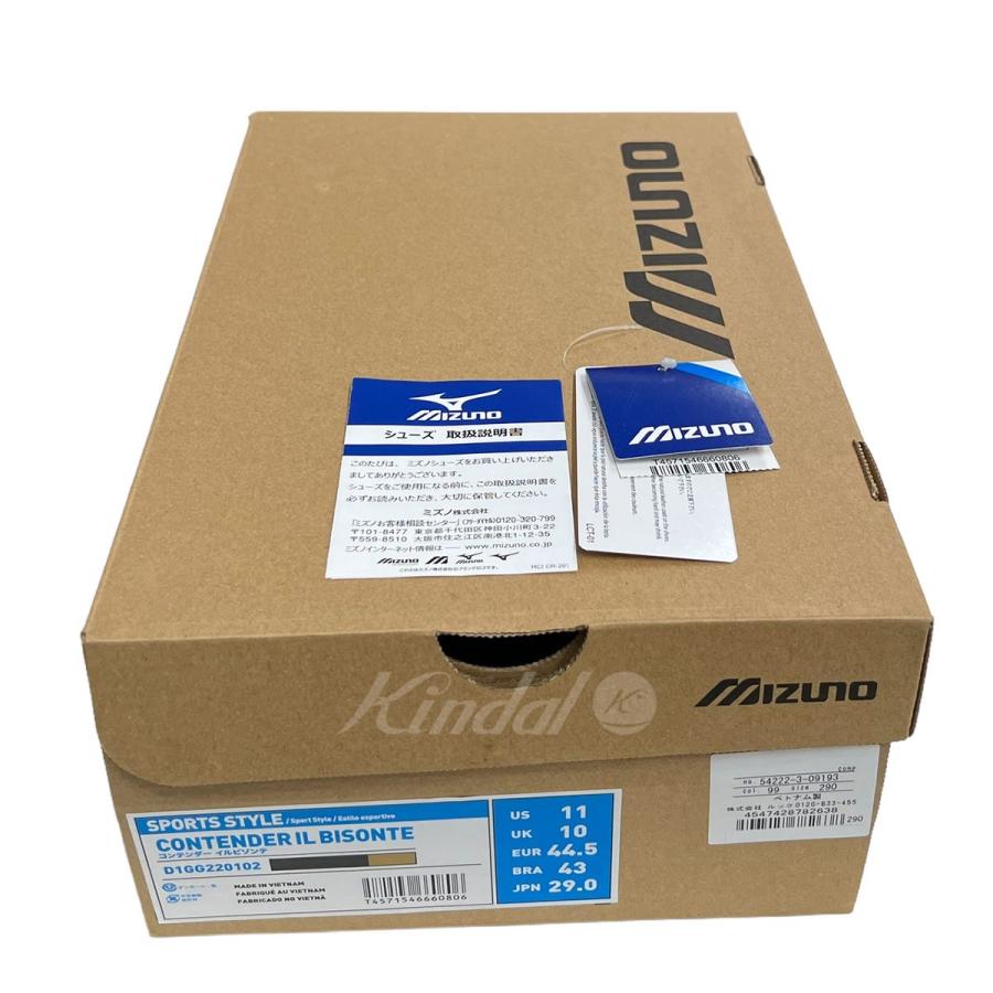 Mizuno Contender II Bisonte Uブラック/ブラウン MARGARET HOWELL】CONTENDER|D1GG2401|シューズ|健康・日常生活