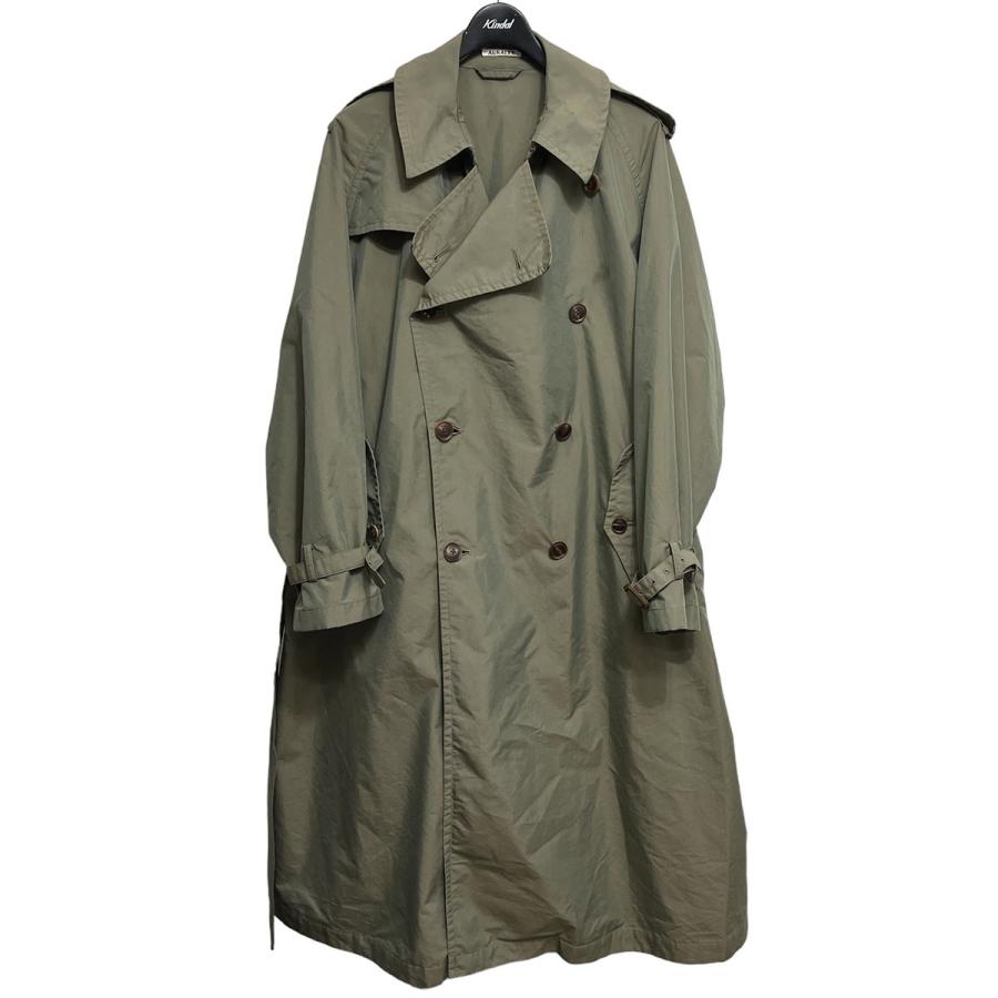 オーラリー AURALEE Finx Polyester Big Trench Coat オリーブ サイズ  