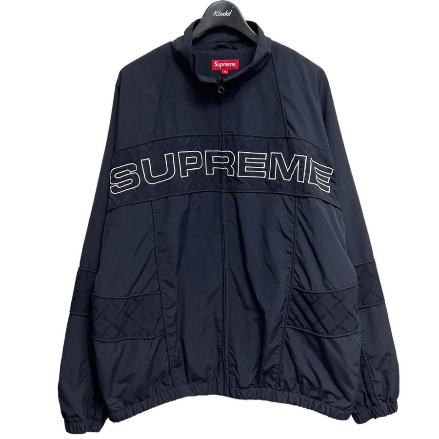 シュプリーム SUPREME 2022AW Jacquard Panel Track Jacket ブラック サイズ：XL
