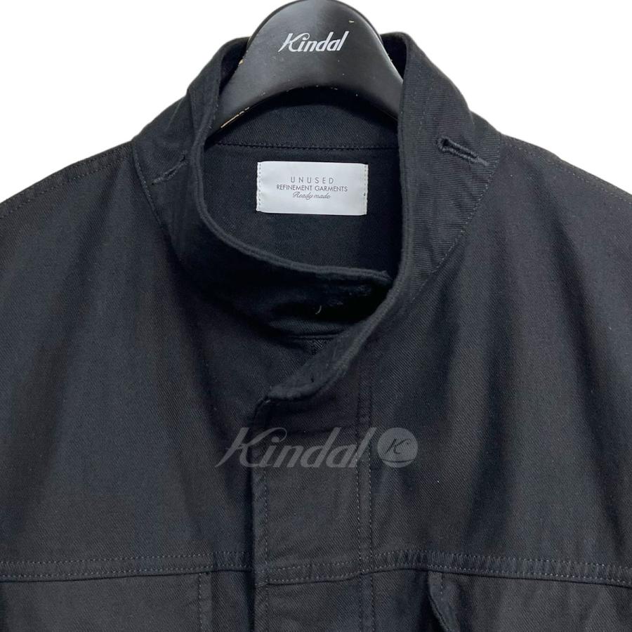 UNUSED アンユーズド 2023SS 10oz denim M-65 Jacket ブラック UNUSED アンユーズド 2023SS 10oz denim M-65 Jacket ブラック