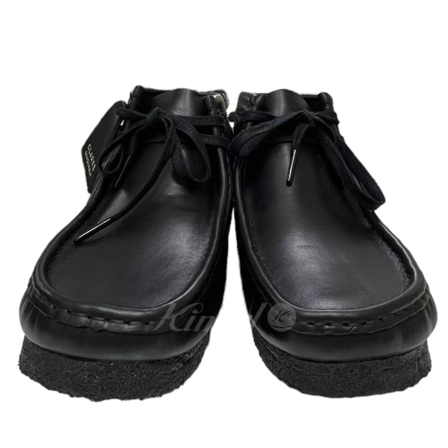 クラークスオリジナル CLARKS ORIGINAL Wallabee Boot Black Leather ワラビーブーツブラックレザー ブラック｜kindal｜02