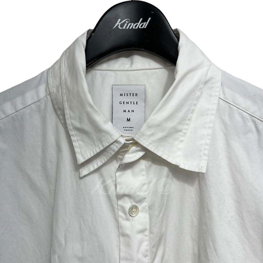 ミスタージェントルマン MR．GENTLEMAN DOUBLE FRONT S／S SHIRT レイヤード半袖シャツ ホワイト サイズ：M｜kindal｜03