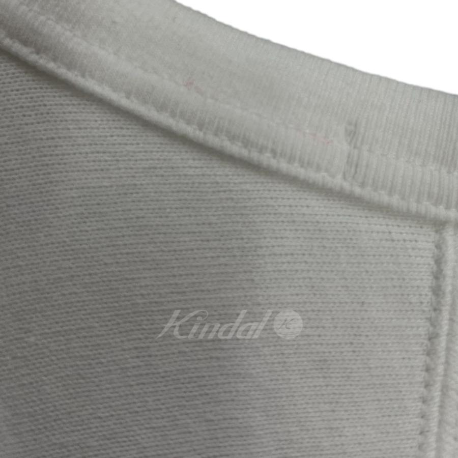 コモリ COMOLI 2023SS フットボールTシャツ ホワイト サイズ：2 
