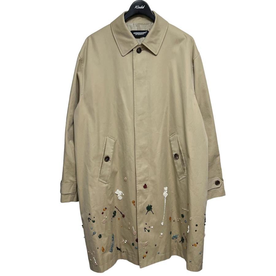 UNDERCOVER アンダーカバー 2023AW Cotton Stain Collar Coat ベージュ 