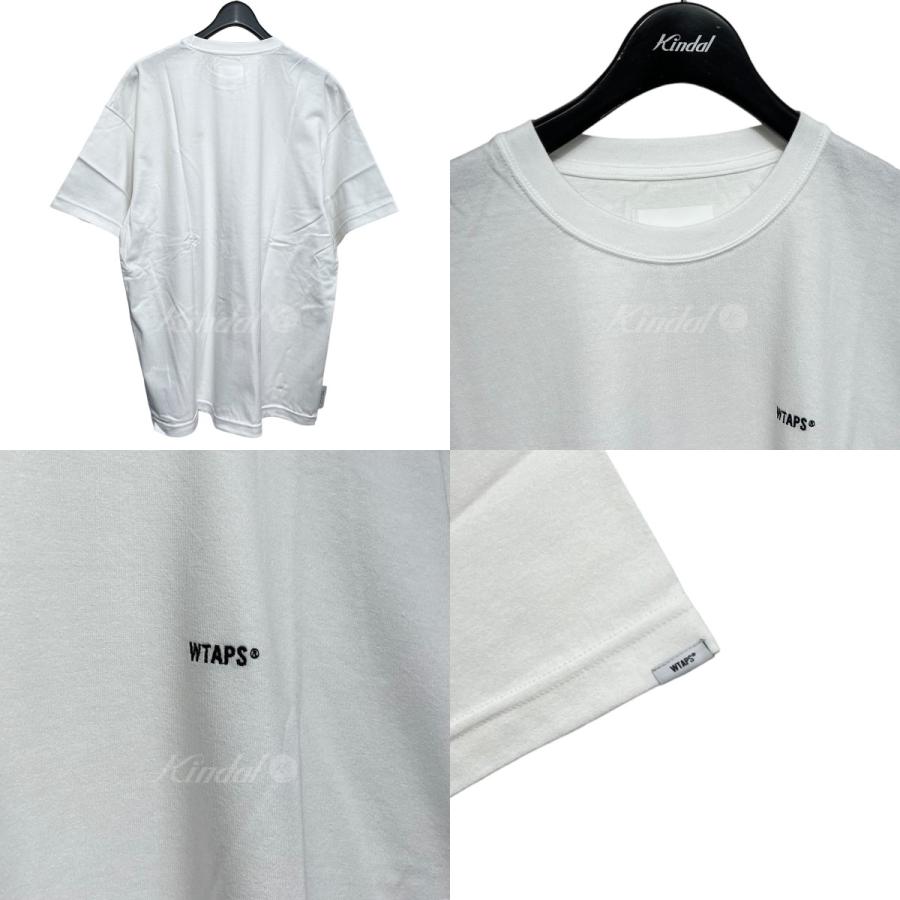 トップス WTAPS SIGN / SS / COTTON WHITE XL WTAPS（ダブルタップス） WTAPS 2023SS SIGN ／ SS ／ COTTON ロゴ刺繍