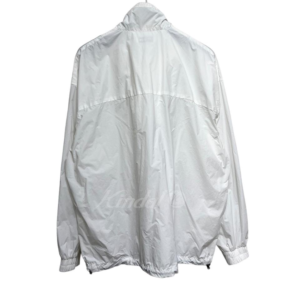 ティー TTT MSW 2023AW NYLON PULL OVER ZIP UP SHIRT ホワイト サイズ 