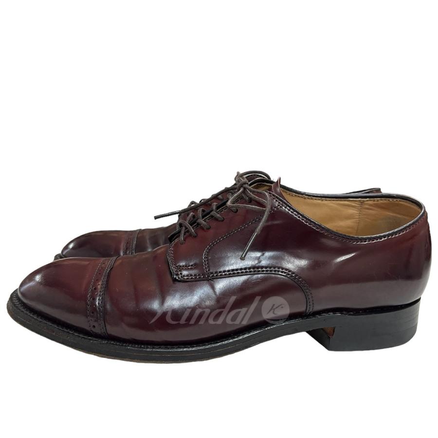 USA製ALDEN905キャップトゥドレスシューズバーガンディ9C