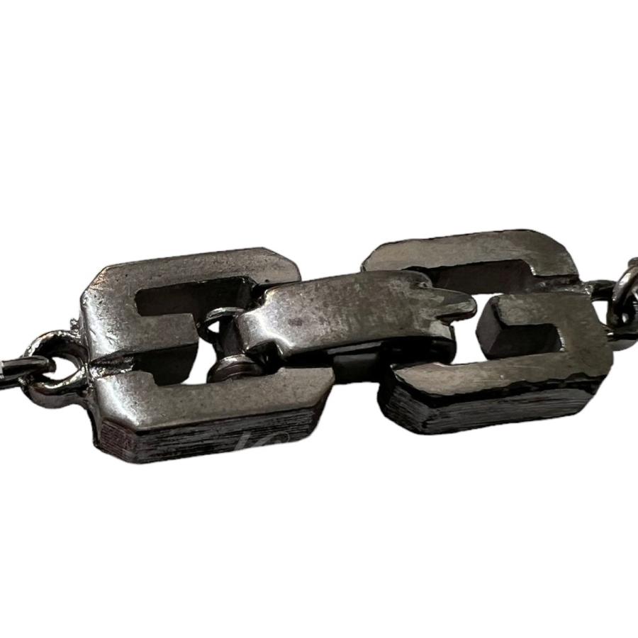 極美品！【GIVENCHY】シルバー Gチェーン ブレスレット バングル 現行