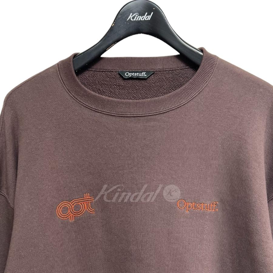 【新品】XLサイズ Optstuff CREWNECK SWEAT SHIRT OPTSTUFF CREWNECK SWEAT SHIRT XL