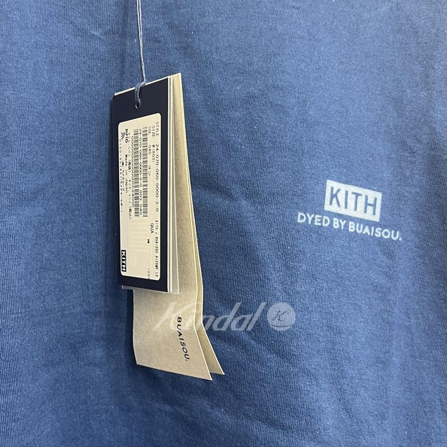 キスフォーブアイソウ Kith for BUAISOPU 2024SS Aizome Vintage LS 