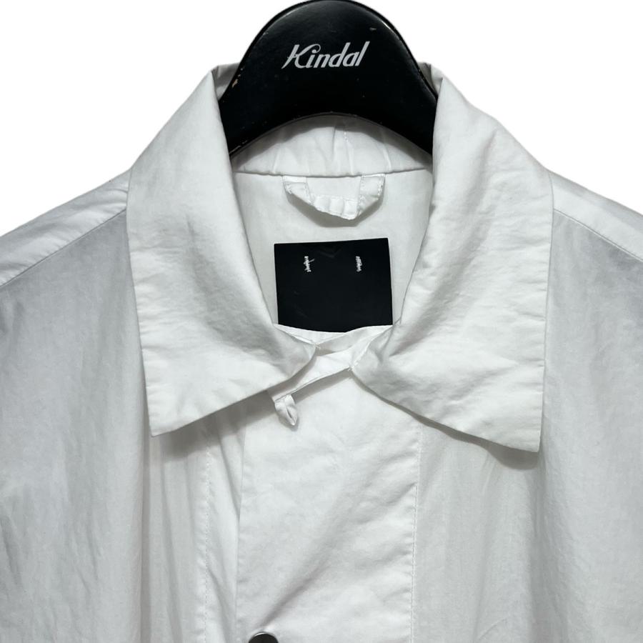 クレイググリーン CRAIG GREEN サイドオープンコットンスナップボタンシャツジャケット ホワイト サイズ：M｜kindal｜03