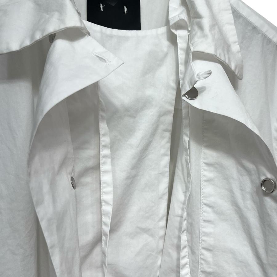 クレイググリーン CRAIG GREEN サイドオープンコットンスナップボタンシャツジャケット ホワイト サイズ：M｜kindal｜05
