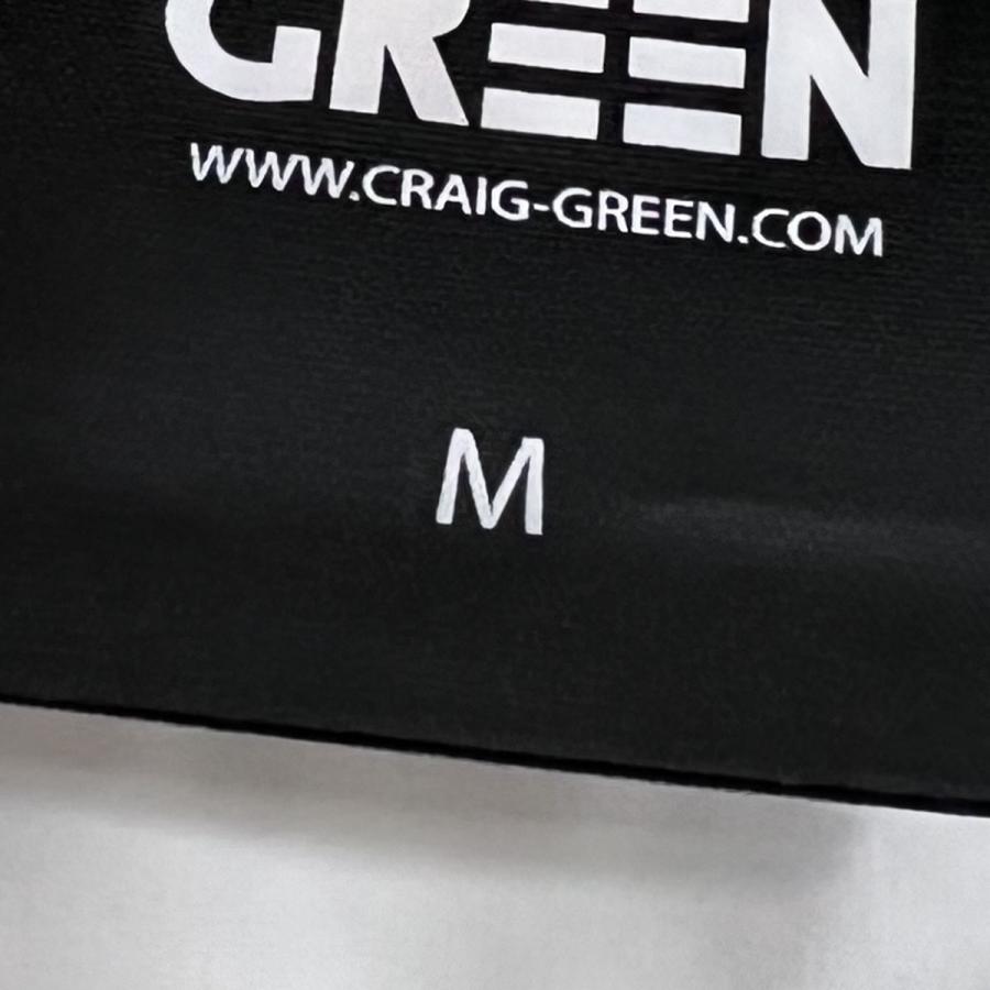 クレイググリーン CRAIG GREEN サイドオープンコットンスナップボタンシャツジャケット ホワイト サイズ：M｜kindal｜06