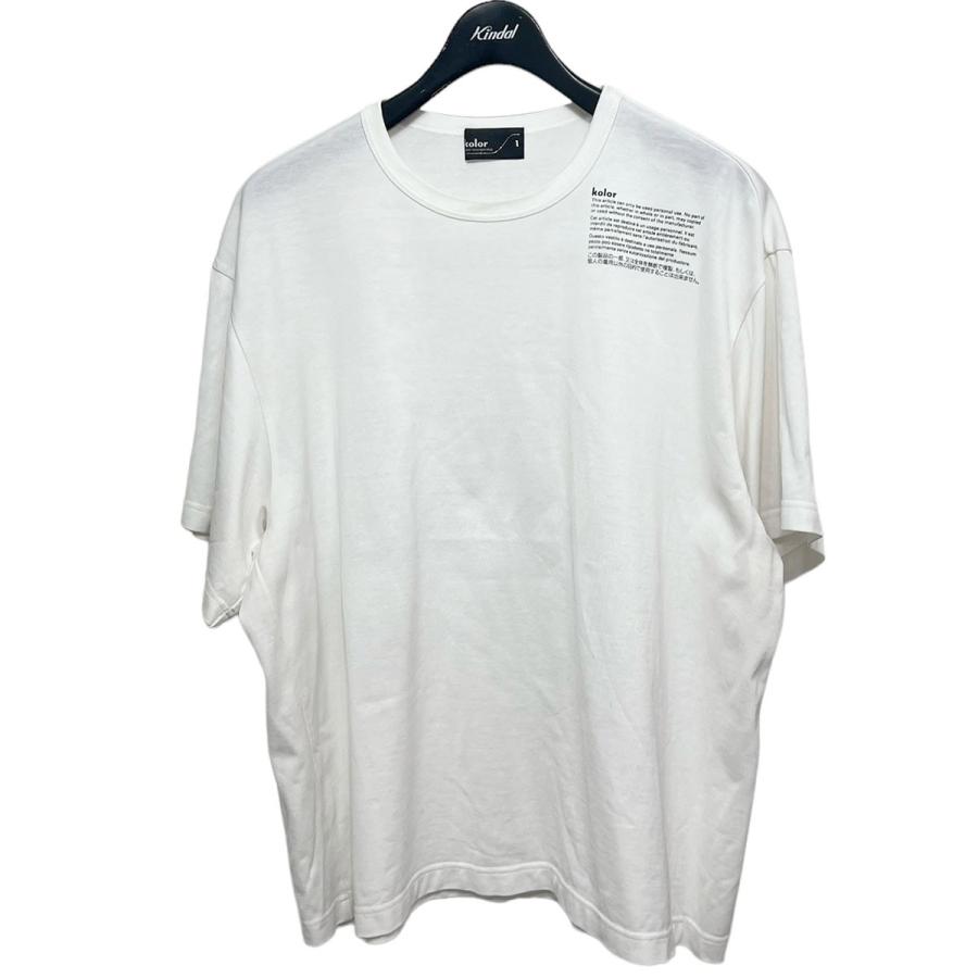 Color（カラー） 【値下げ】KOLOR 22SS 度詰め天竺 PRINT TEE プリント 