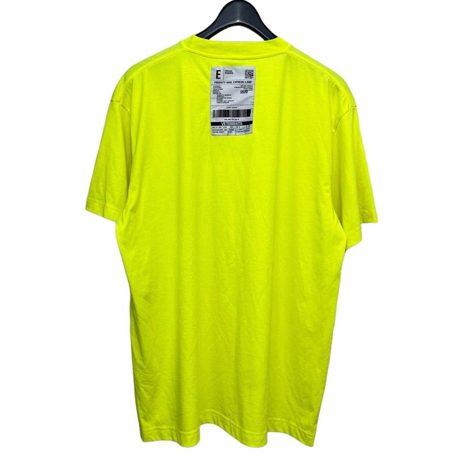 値下げ】VETEMENTS 20SS Logo Tee ロゴプリントバーコードパッチT 