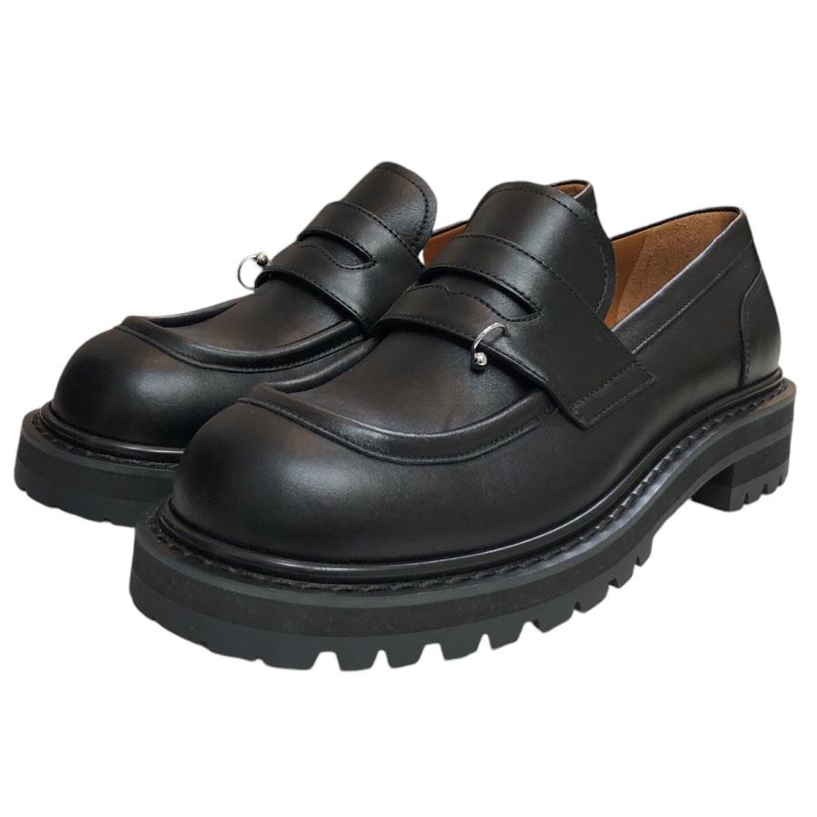 MARNI マルニ 24SS Flat shoes コインローファー MOMR005503 ブラック 