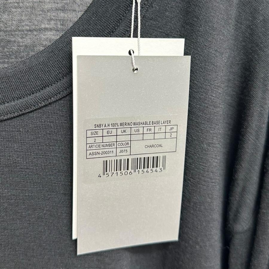 エスエニバイエーエイチ SNBYA．H MERINO WOOL BASE LAYER メリノ