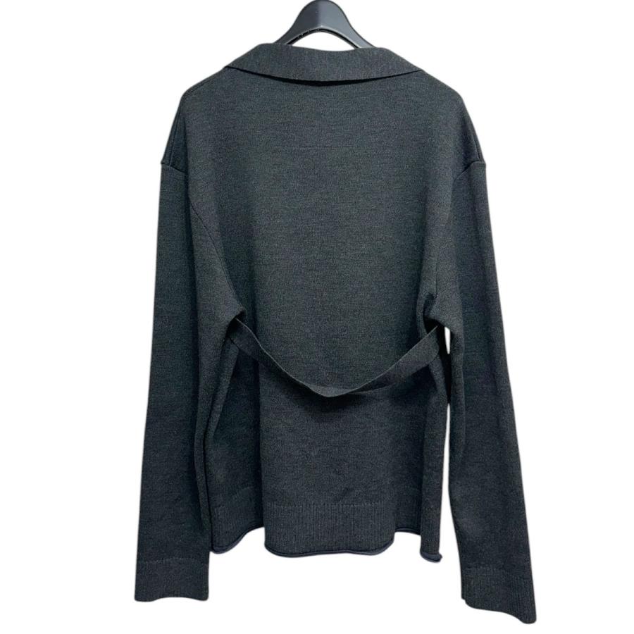 美品❤️ジバンシー　ニットカーディガン　総柄　ブラック　ウール　Lサイズ GIVENCHY ジバンシィ Uロック ウールシルク ニットセーター